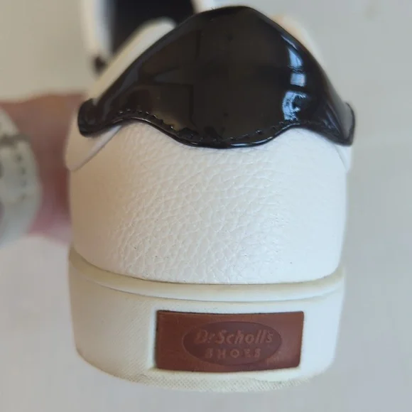 Dr. Scholl's Madi Band Slip On Sneakers 8M White Black Gray - Picture 12 of 16